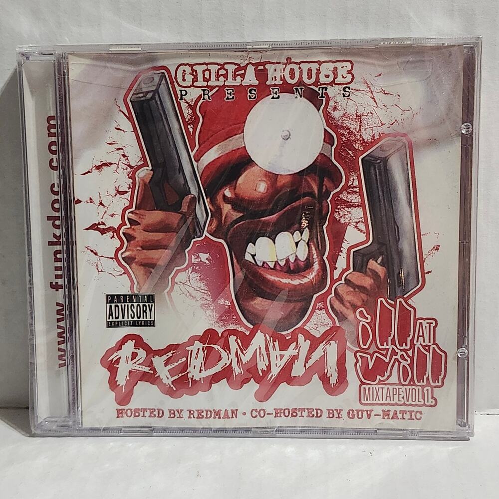 Redman Ill At Will Mixtape Vol 1 CD Gilla House Explicit New Sealed